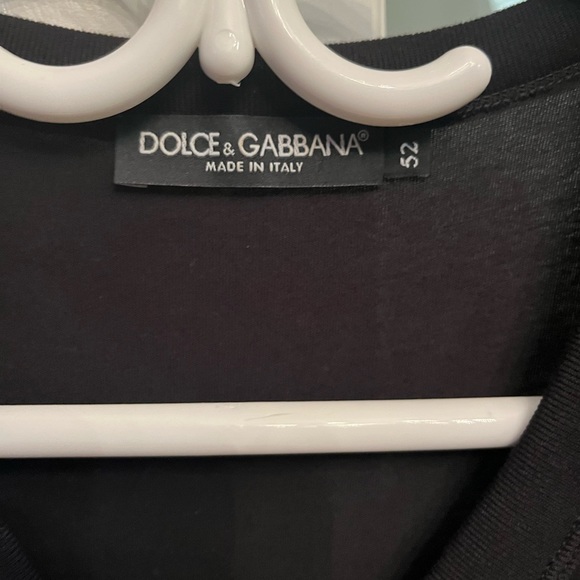 Black Dolce Gabbana v neck size 52 authentic barley worn - Picture 2 of 4